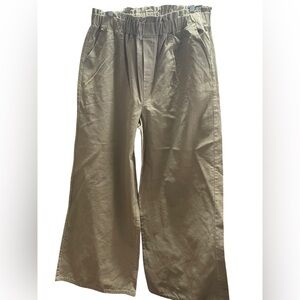 Zenana Outfitters Tan Wide Leg Pants Relaxed Fit